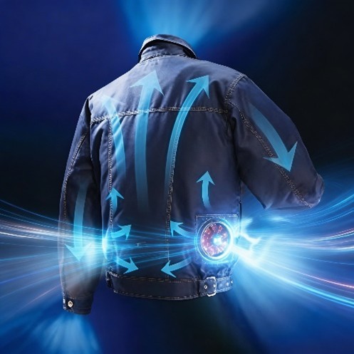Hikari Cool cooling jacket battery pack and airflow system